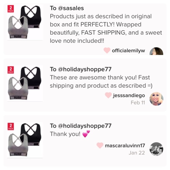 New Puma Women's Seamless Sports Bra 2 Pack - Picture 6 of 8